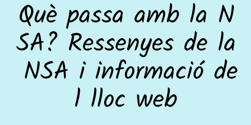 Què passa amb la NSA? Ressenyes de la NSA i informació del lloc web
