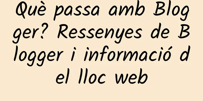 Què passa amb Blogger? Ressenyes de Blogger i informació del lloc web