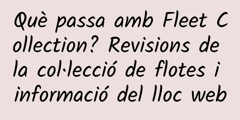 Què passa amb Fleet Collection? Revisions de la col·lecció de flotes i informació del lloc web