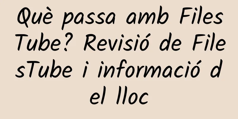 Què passa amb FilesTube? Revisió de FilesTube i informació del lloc