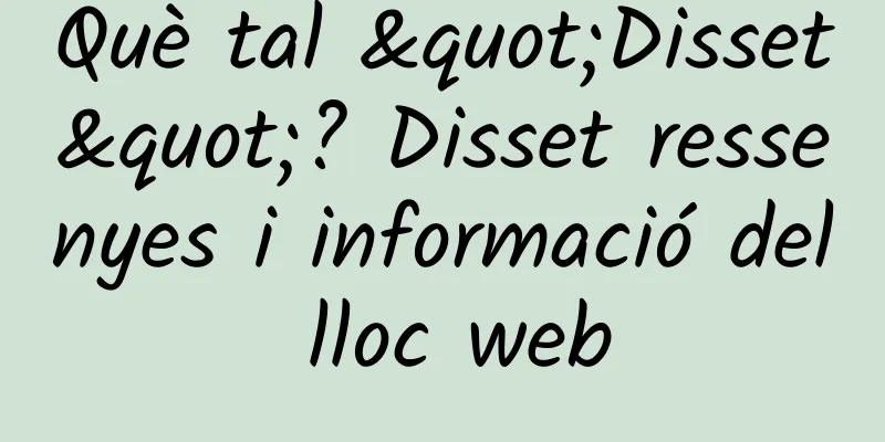 Què tal "Disset"? Disset ressenyes i informació del lloc web