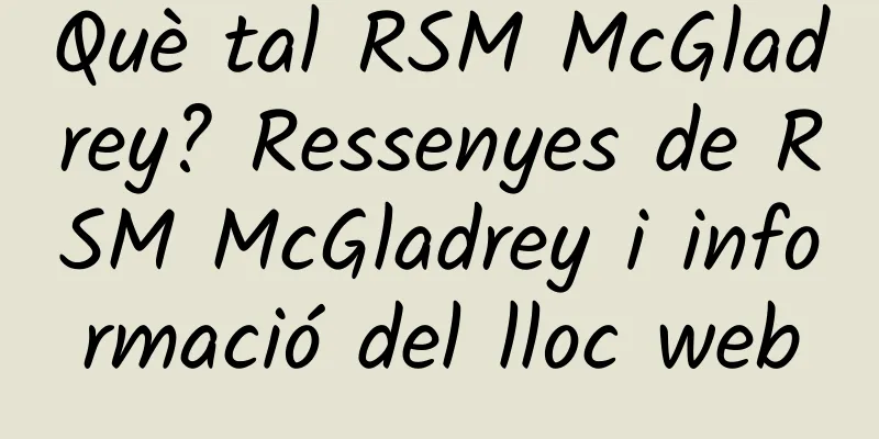 Què tal RSM McGladrey? Ressenyes de RSM McGladrey i informació del lloc web