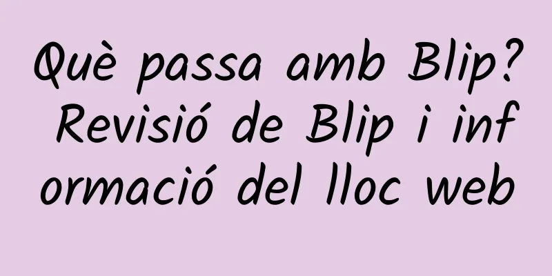 Què passa amb Blip? Revisió de Blip i informació del lloc web