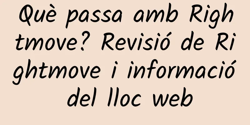 Què passa amb Rightmove? Revisió de Rightmove i informació del lloc web