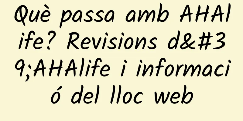Què passa amb AHAlife? Revisions d'AHAlife i informació del lloc web