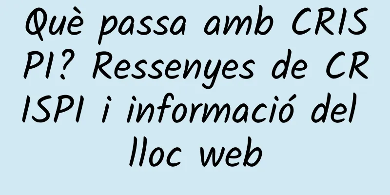 Què passa amb CRISPI? Ressenyes de CRISPI i informació del lloc web