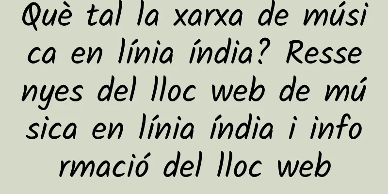 Què tal la xarxa de música en línia índia? Ressenyes del lloc web de música en línia índia i informació del lloc web