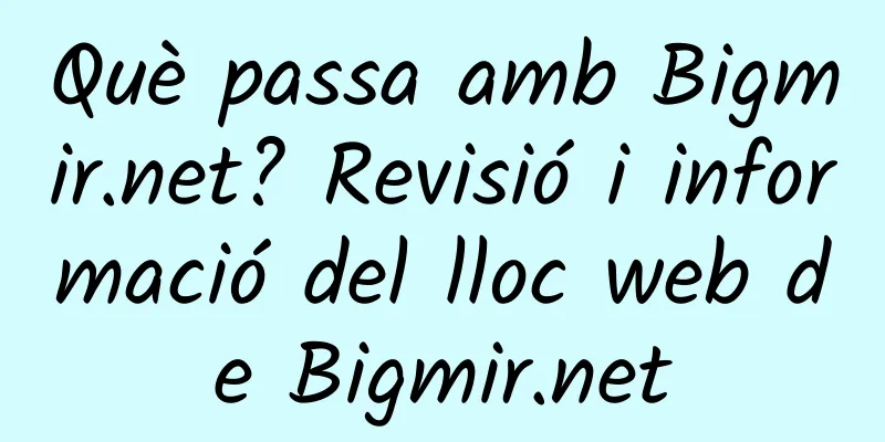 Què passa amb Bigmir.net? Revisió i informació del lloc web de Bigmir.net