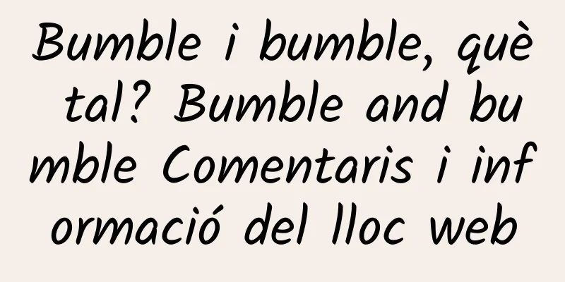 Bumble i bumble, què tal? Bumble and bumble Comentaris i informació del lloc web