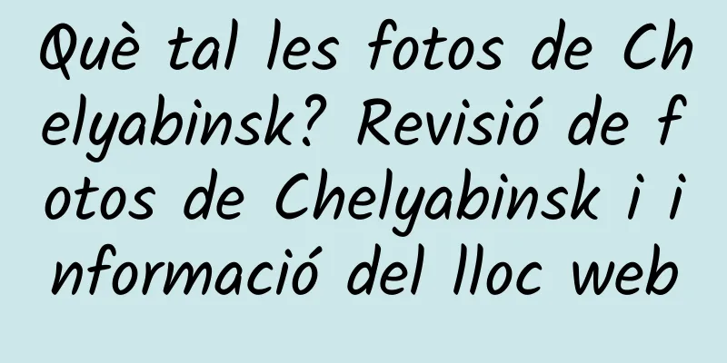 Què tal les fotos de Chelyabinsk? Revisió de fotos de Chelyabinsk i informació del lloc web
