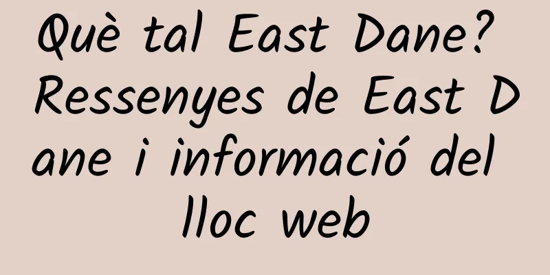 Què tal East Dane? Ressenyes de East Dane i informació del lloc web
