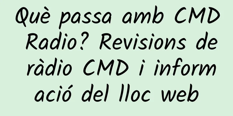 Què passa amb CMD Radio? Revisions de ràdio CMD i informació del lloc web