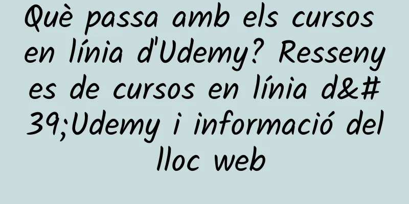 Què passa amb els cursos en línia d'Udemy? Ressenyes de cursos en línia d'Udemy i informació del lloc web