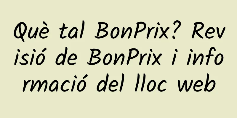 Què tal BonPrix? Revisió de BonPrix i informació del lloc web