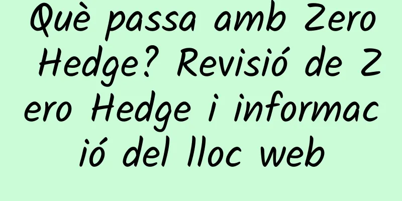 Què passa amb Zero Hedge? Revisió de Zero Hedge i informació del lloc web