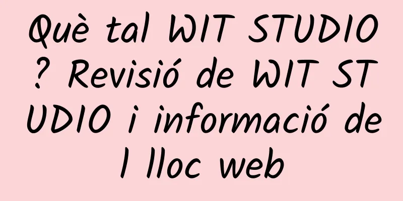 Què tal WIT STUDIO? Revisió de WIT STUDIO i informació del lloc web