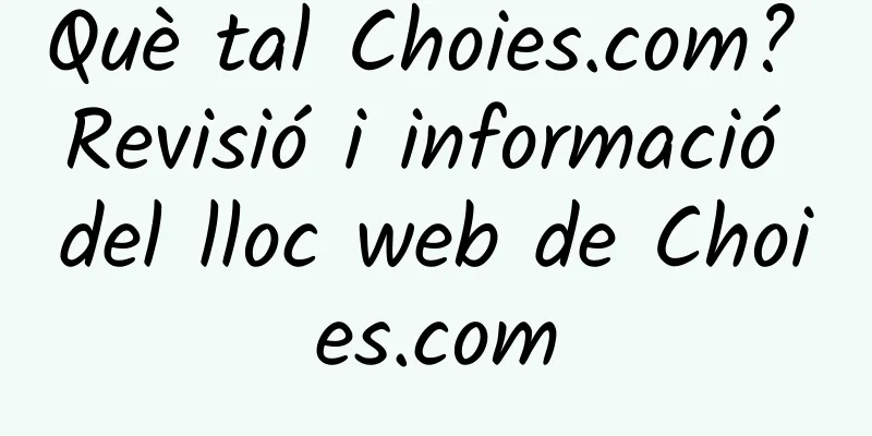 Què tal Choies.com? Revisió i informació del lloc web de Choies.com