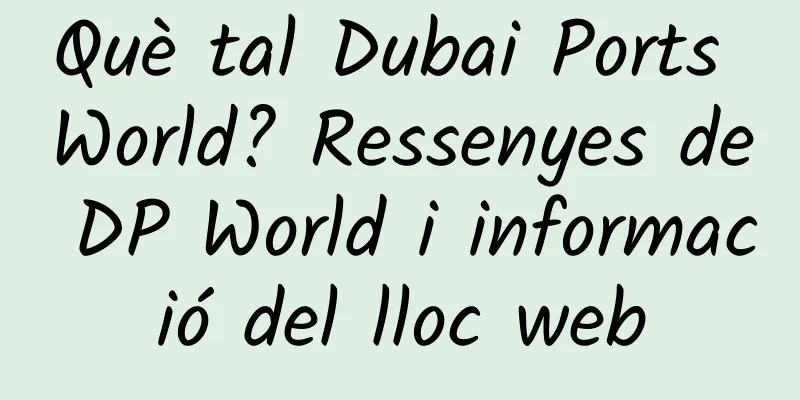 Què tal Dubai Ports World? Ressenyes de DP World i informació del lloc web