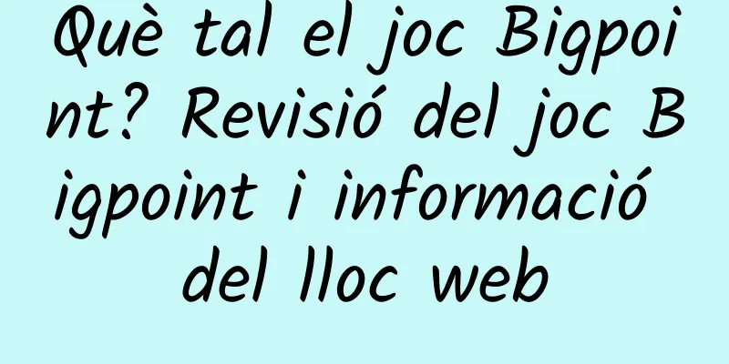 Què tal el joc Bigpoint? Revisió del joc Bigpoint i informació del lloc web