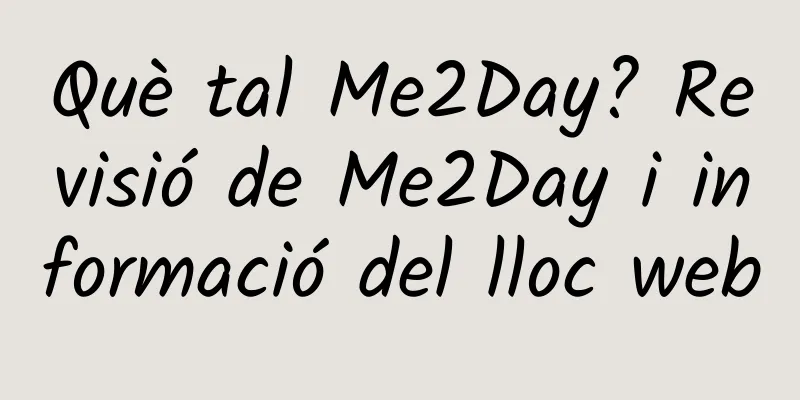 Què tal Me2Day? Revisió de Me2Day i informació del lloc web