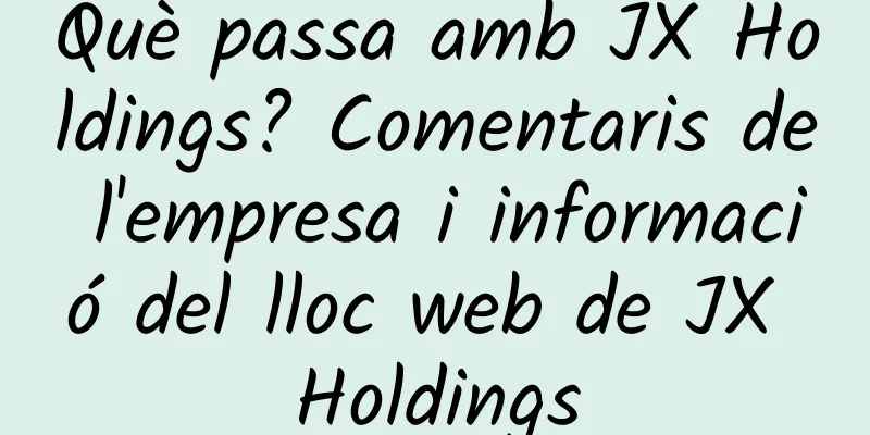 Què passa amb JX Holdings? Comentaris de l'empresa i informació del lloc web de JX Holdings