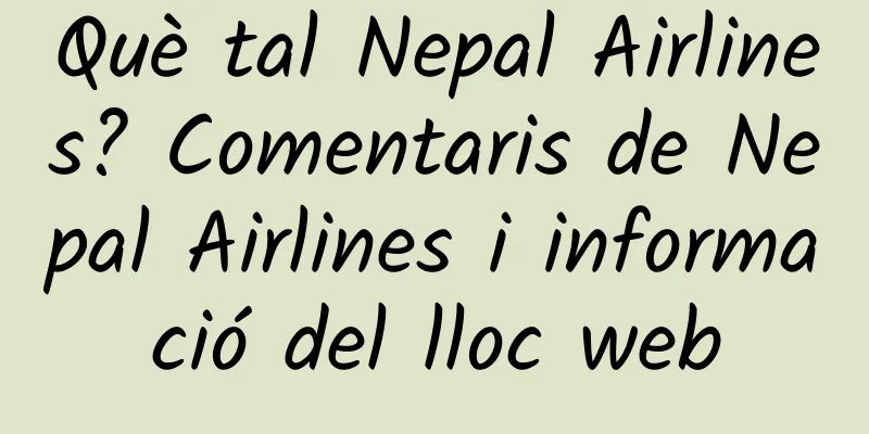 Què tal Nepal Airlines? Comentaris de Nepal Airlines i informació del lloc web