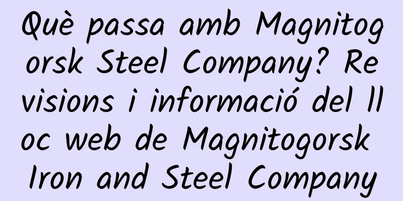 Què passa amb Magnitogorsk Steel Company? Revisions i informació del lloc web de Magnitogorsk Iron and Steel Company