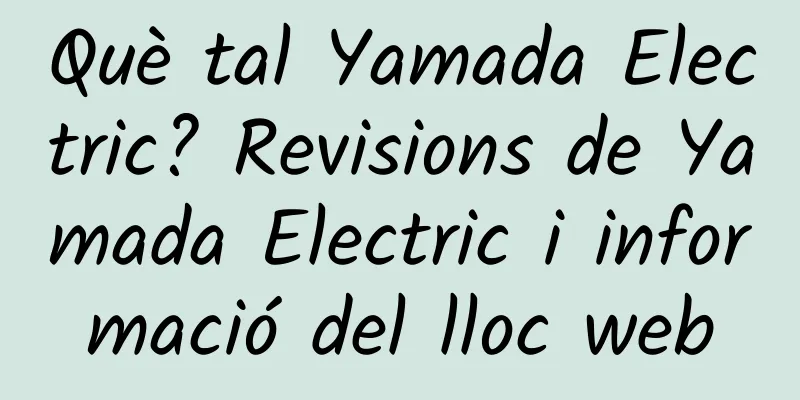 Què tal Yamada Electric? Revisions de Yamada Electric i informació del lloc web