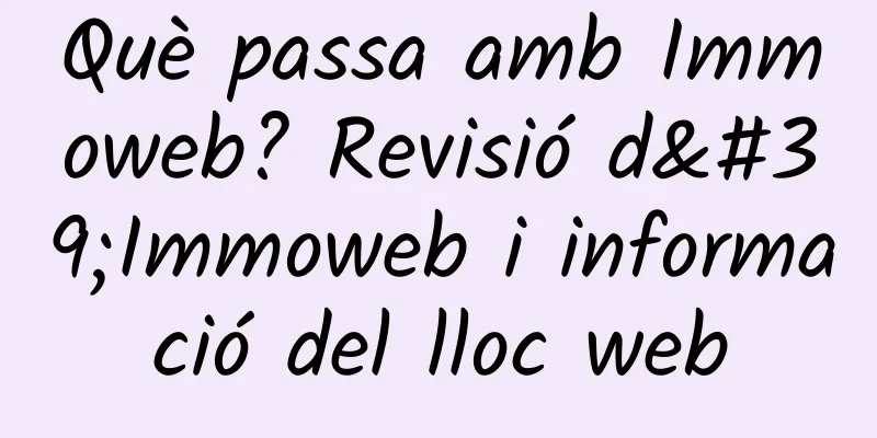 Què passa amb Immoweb? Revisió d'Immoweb i informació del lloc web