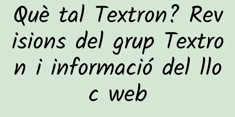 Què tal Textron? Revisions del grup Textron i informació del lloc web