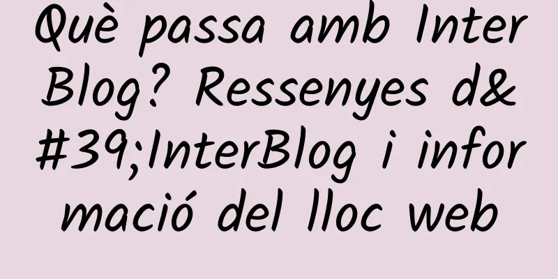 Què passa amb InterBlog? Ressenyes d'InterBlog i informació del lloc web