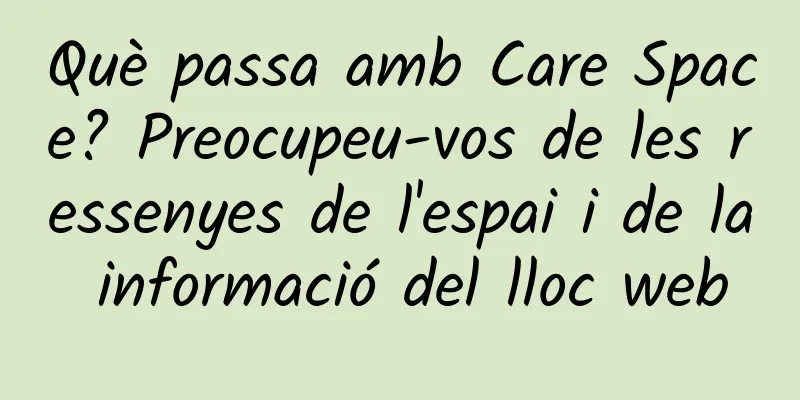 Què passa amb Care Space? Preocupeu-vos de les ressenyes de l'espai i de la informació del lloc web
