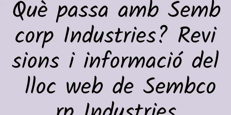 Què passa amb Sembcorp Industries? Revisions i informació del lloc web de Sembcorp Industries