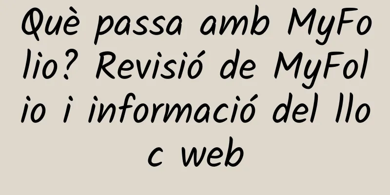 Què passa amb MyFolio? Revisió de MyFolio i informació del lloc web