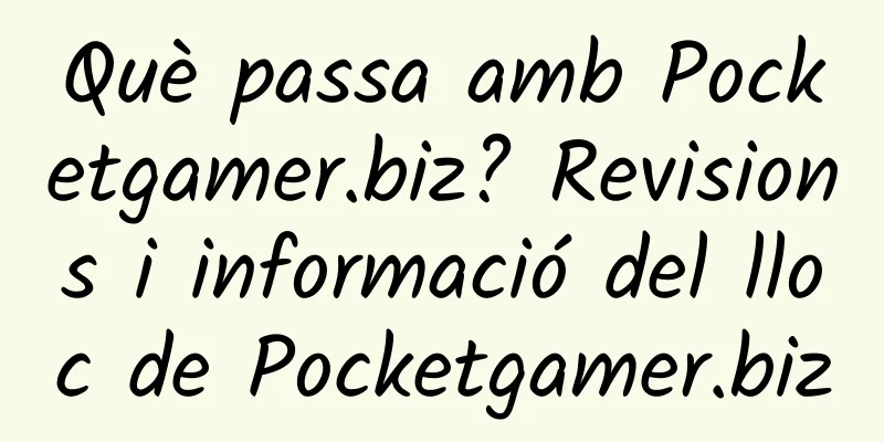 Què passa amb Pocketgamer.biz? Revisions i informació del lloc de Pocketgamer.biz