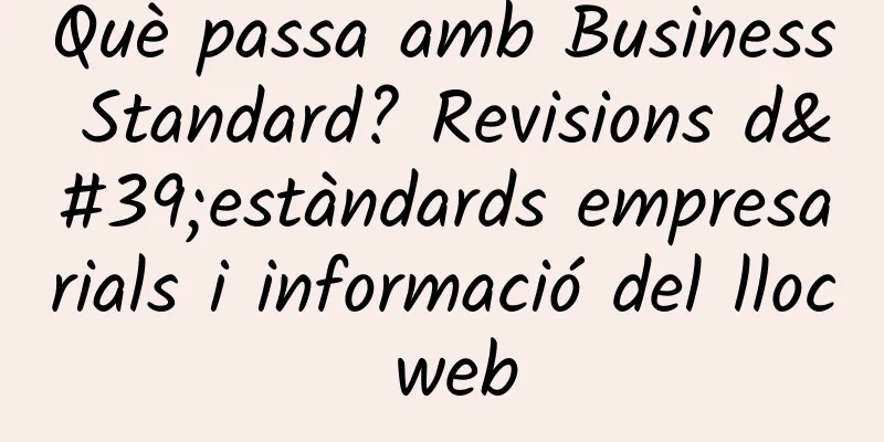 Què passa amb Business Standard? Revisions d'estàndards empresarials i informació del lloc web