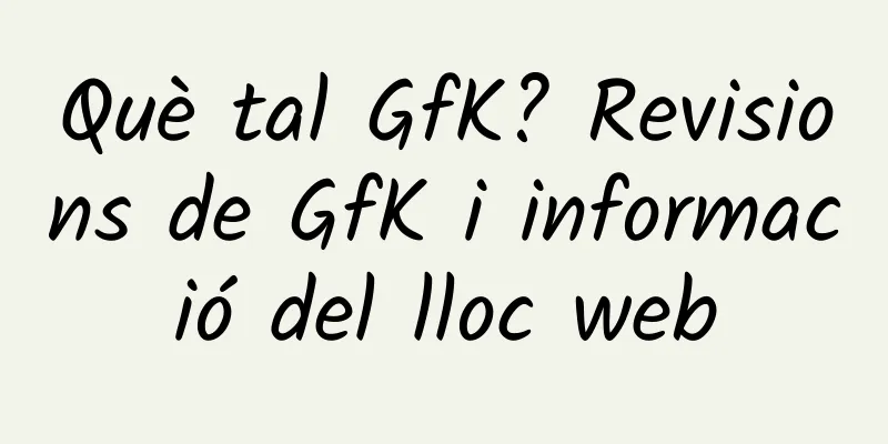 Què tal GfK? Revisions de GfK i informació del lloc web