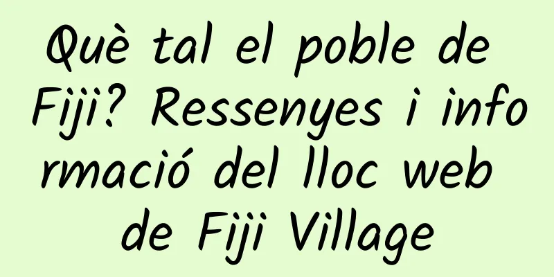 Què tal el poble de Fiji? Ressenyes i informació del lloc web de Fiji Village