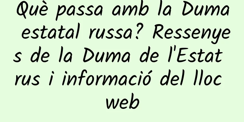 Què passa amb la Duma estatal russa? Ressenyes de la Duma de l'Estat rus i informació del lloc web