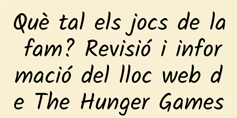 Què tal els jocs de la fam? Revisió i informació del lloc web de The Hunger Games