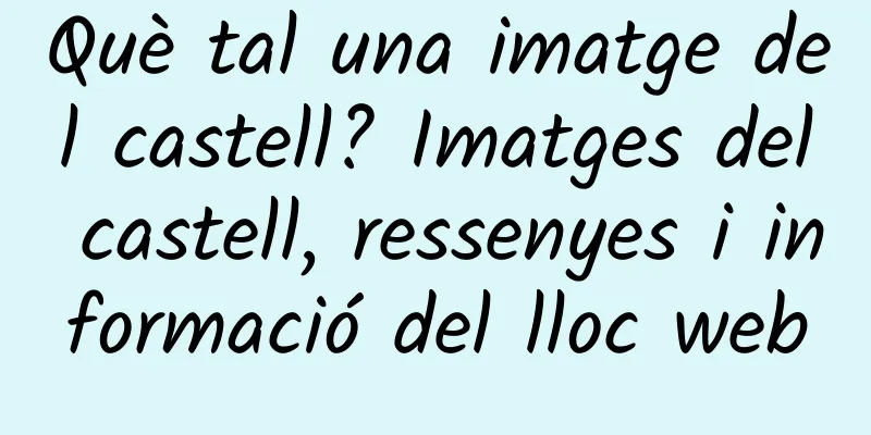 Què tal una imatge del castell? Imatges del castell, ressenyes i informació del lloc web