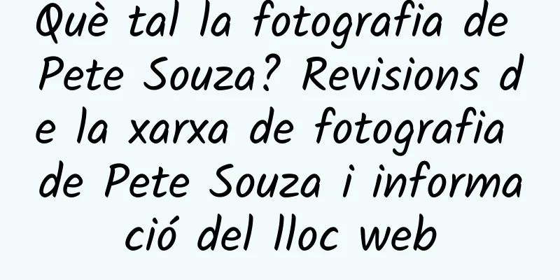 Què tal la fotografia de Pete Souza? Revisions de la xarxa de fotografia de Pete Souza i informació del lloc web