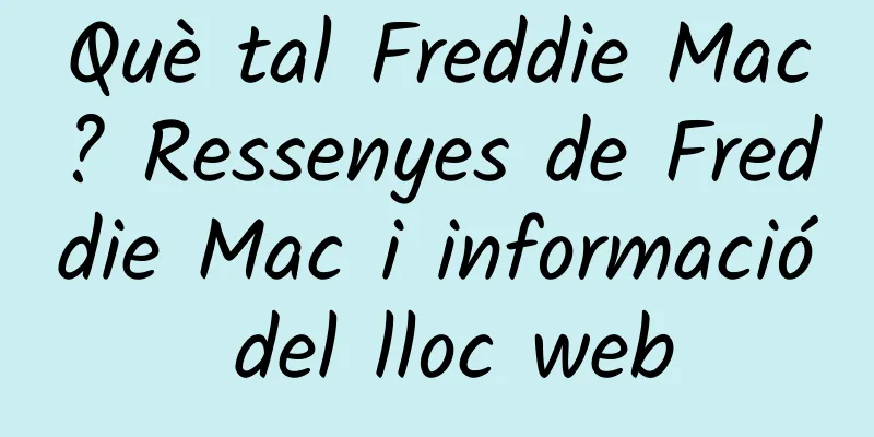 Què tal Freddie Mac? Ressenyes de Freddie Mac i informació del lloc web