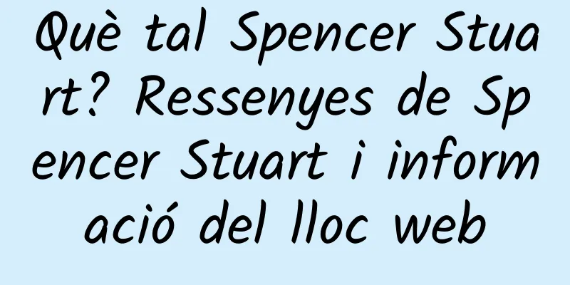 Què tal Spencer Stuart? Ressenyes de Spencer Stuart i informació del lloc web