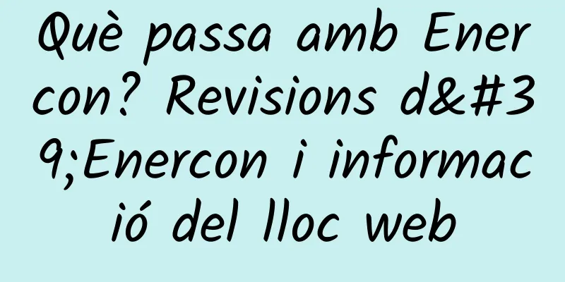 Què passa amb Enercon? Revisions d'Enercon i informació del lloc web