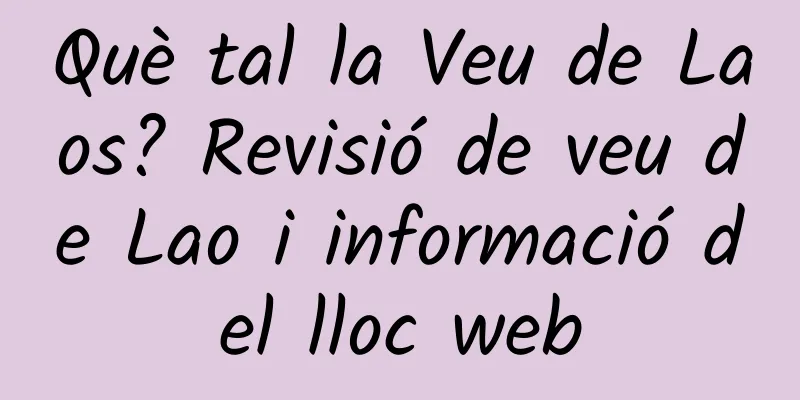 Què tal la Veu de Laos? Revisió de veu de Lao i informació del lloc web