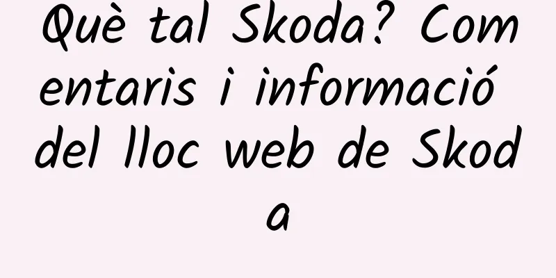 Què tal Skoda? Comentaris i informació del lloc web de Skoda