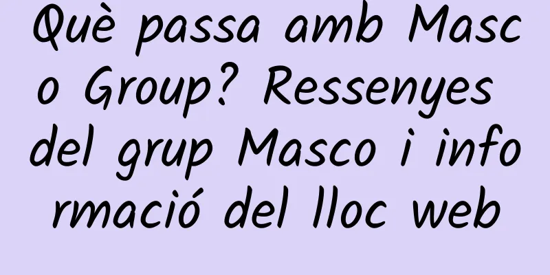 Què passa amb Masco Group? Ressenyes del grup Masco i informació del lloc web