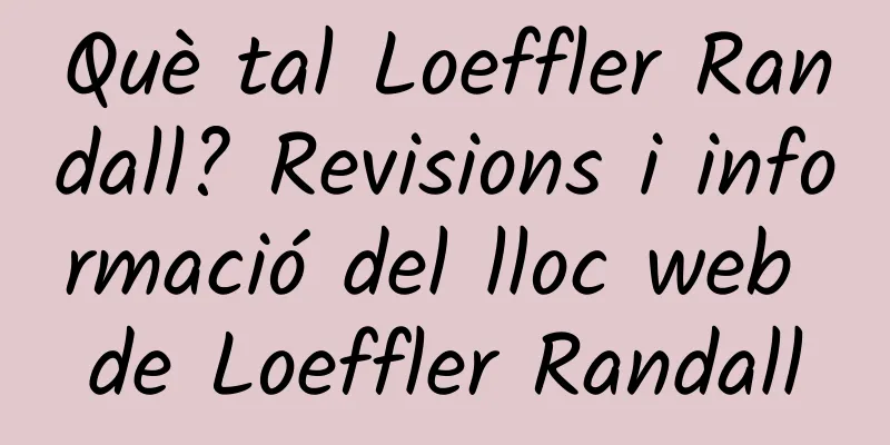 Què tal Loeffler Randall? Revisions i informació del lloc web de Loeffler Randall