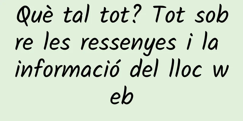 Què tal tot? Tot sobre les ressenyes i la informació del lloc web